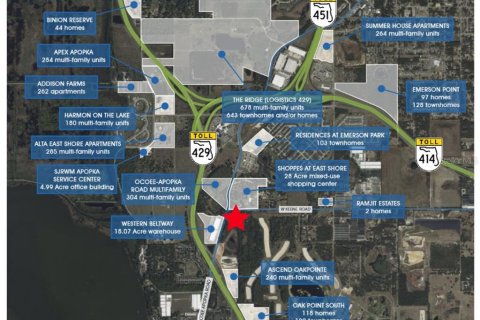 Propiedad comercial en alquiler en Apopka, Florida, 318.65 m2 № 1912767 - foto 3