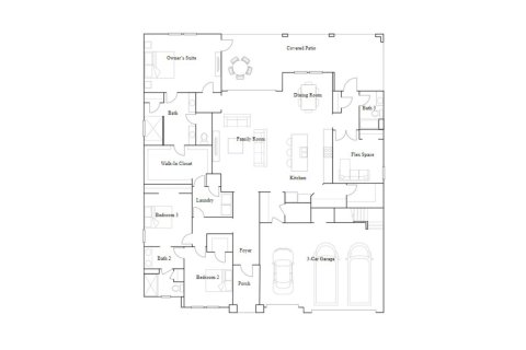 House floor plan «258SQM», 4 bedrooms in SOUTHSHORE BAY