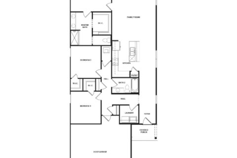 Планировка виллы или дома «House» 3 спальни в ЖК Morgan's Cove