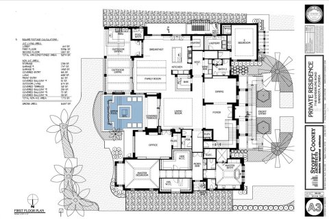 House in Sarasota, Florida 6 bedrooms, 843 sq.m. № 2342248 - photo 5