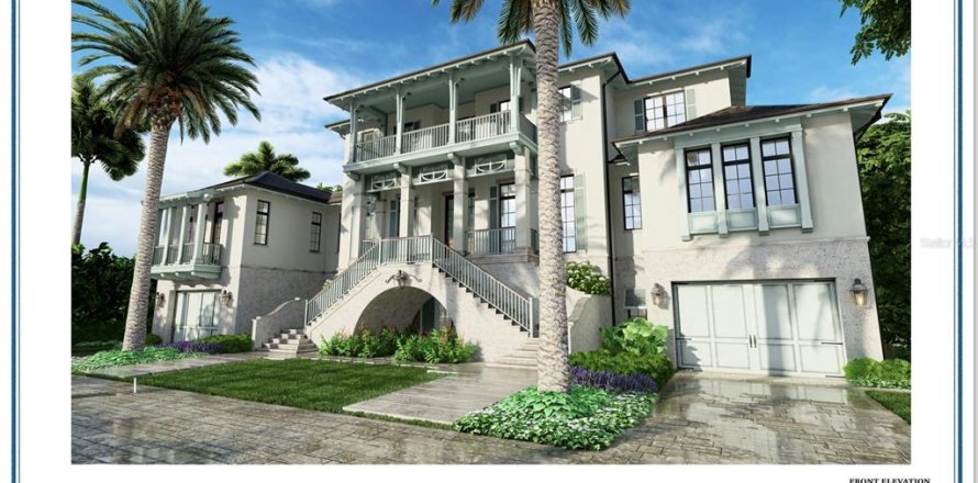 House in Sarasota, Florida 6 bedrooms, 843 sq.m. № 2342248