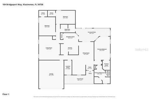 House in Kissimmee, Florida 3 bedrooms, 186.92 sq.m. № 2391009 - photo 2