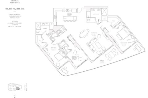 Condominio en venta en Fort Lauderdale, Florida, 3 dormitorios, 217.39 m2 № 741869 - foto 1
