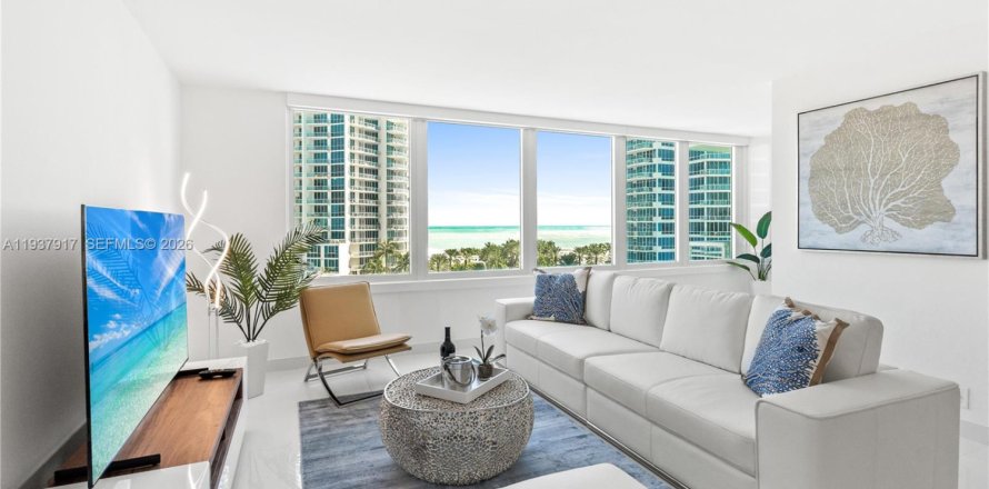 Кондоминиум с 2 спальнями в Майами-Бич, Флорида № 2003893