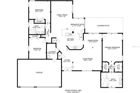 Villa ou maison à vendre à Hudson, Floride: 3 chambres, 189.33 m2 № 2148225 - photo 3