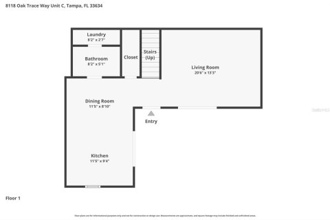 Купить таунхаус в Тампа, Флорида 4 комнаты, 120.96м2, № 2097023 - фото 27