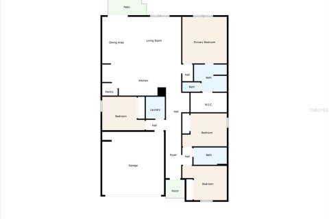 House in Zephyrhills, Florida 4 bedrooms, 171.78 sq.m. № 1911883 - photo 24