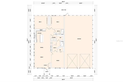 House in Port Charlotte, Florida 3 bedrooms, 157.19 sq.m. № 2280375 - photo 21
