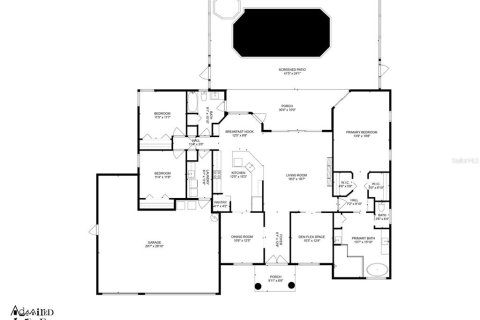 House in Homosassa, Florida 3 bedrooms, 208.84 sq.m. № 1650268 - photo 4