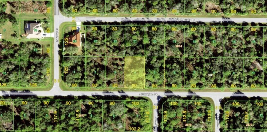 Terrain à Port Charlotte, Floride № 2161357