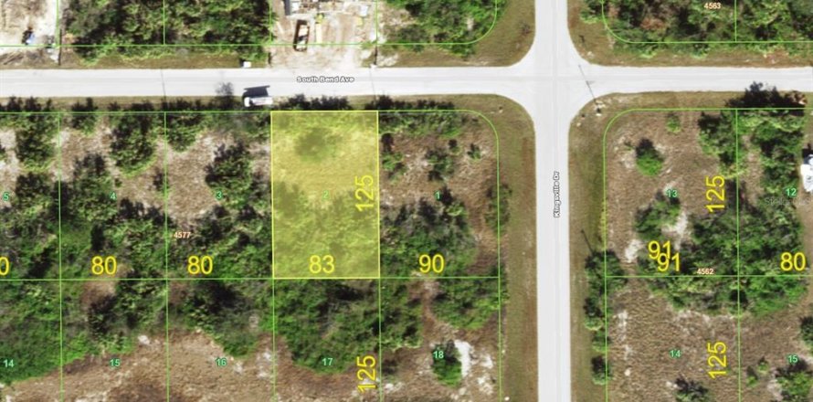 Terreno en Port Charlotte, Florida № 2161284