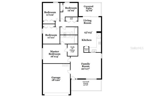 House in Lutz, Florida 4 bedrooms, 156.63 sq.m. № 2216330 - photo 2