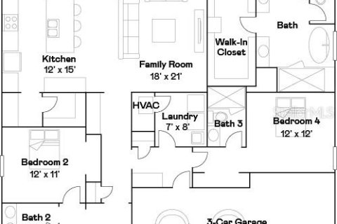 House in Palmetto, Florida 4 bedrooms, 245.91 sq.m. № 1866686 - photo 14