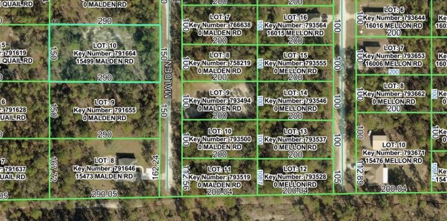Land in Weeki Wachee, Florida № 2100232