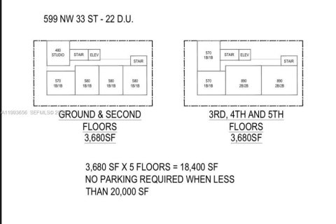 Terreno en venta en Miami, Florida № 2057285 - foto 6
