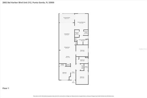 Copropriété à vendre à Punta Gorda, Floride: 3 chambres, 140.93 m2 № 2214298 - photo 5