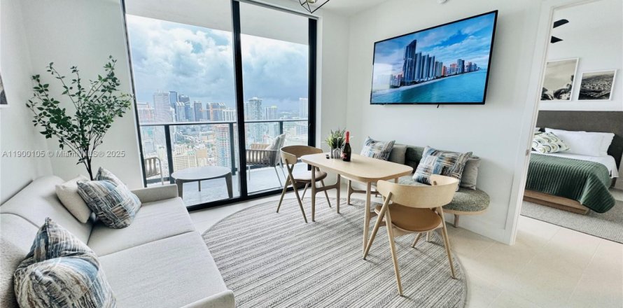 Кондоминиум с 1 спальней в Майами, Флорида № 2015132