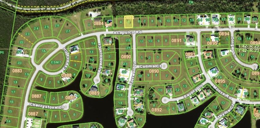 Terrain à Punta Gorda, Floride № 2160521