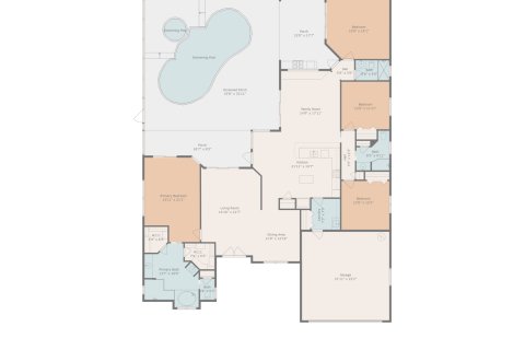House in North Port, Florida 3 bedrooms, 250.84 sq.m. № 1580431 - photo 11