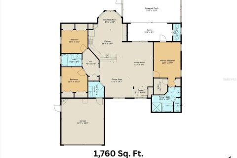 House in Lecanto, Florida 3 bedrooms, 163.51 sq.m. № 1824242 - photo 8