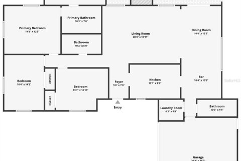 Villa ou maison à vendre à Orlando, Floride: 3 chambres, 154.87 m2 № 2324201 - photo 19