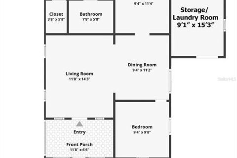 House in Bradenton, Florida 1 bedroom, 69.49 sq.m. № 1759628 - photo 3