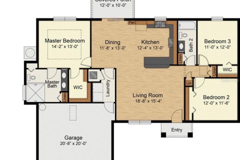 Casa en venta en Citrus Springs, Florida, 3 dormitorios, 142.14 m2 № 1899728 - foto 2