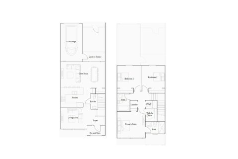 Townhouse floor plan «136SQM», 3 bedrooms in HARMONY PARC