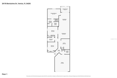 Villa ou maison à vendre à Venice, Floride: 3 chambres, 131.55 m2 № 2386199 - photo 4