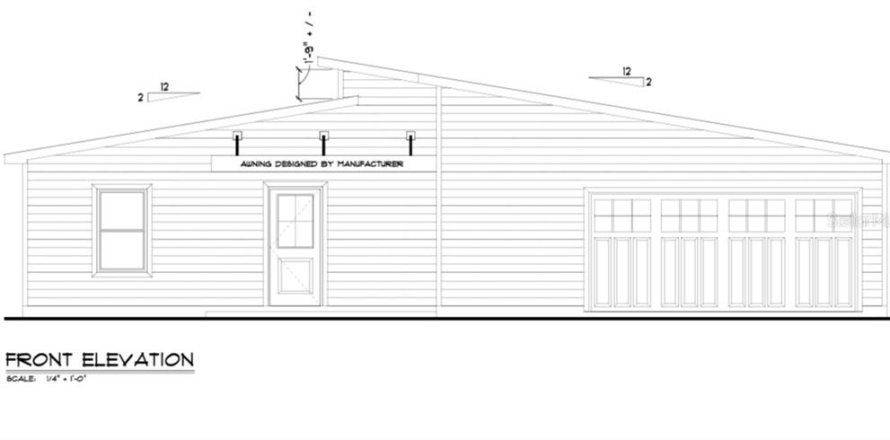 House in Trenton, Florida 3 bedrooms, 122.45 sq.m. № 1297324
