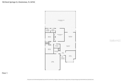Villa ou maison à louer à Kissimmee, Floride: 3 chambres, 130.99 m2 № 2425226 - photo 2