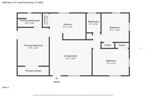 Villa ou maison à vendre à New Port Richey, Floride: 3 chambres, 97.55 m2 № 2109771 - photo 22