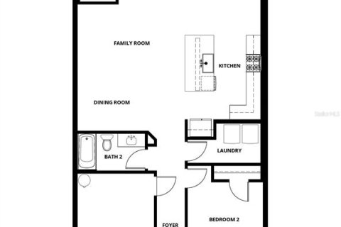 Townhouse in Poinciana, Florida 2 bedrooms, 112.23 sq.m. № 2219043 - photo 2