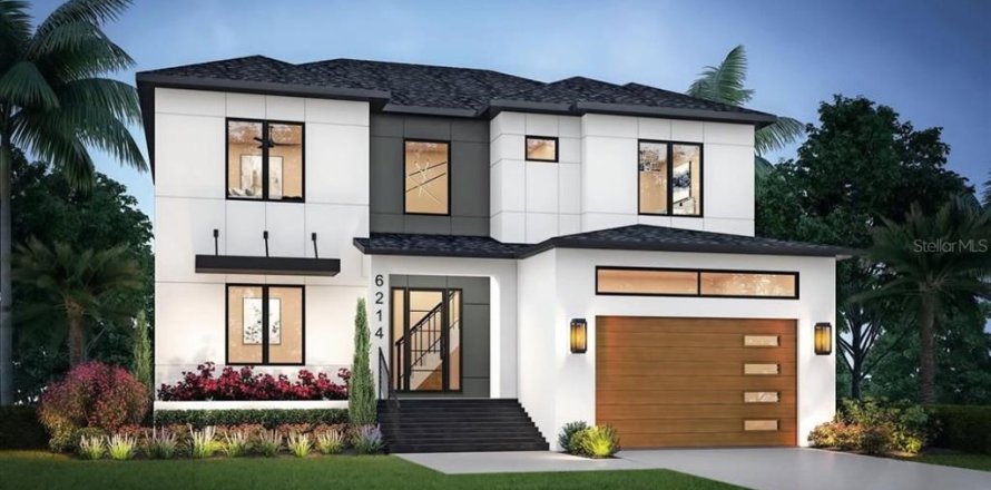 House in Tampa, Florida 5 bedrooms, 355.35 sq.m. № 1769162