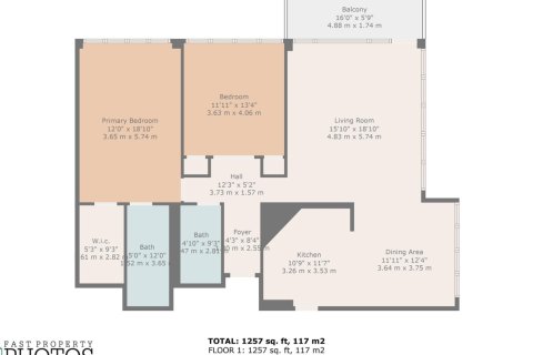 Condominio en venta en Boca Raton, Florida, 2 dormitorios, 119.29 m2 № 945556 - foto 1