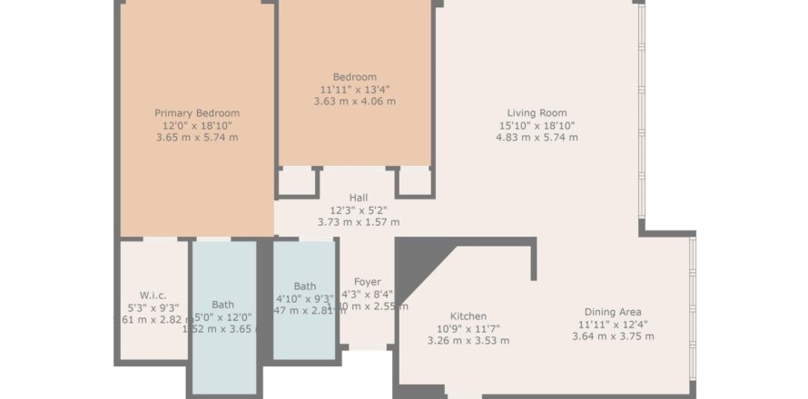 Condominio en Boca Raton, Florida, 2 dormitorios  № 945556