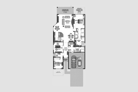 Townhouse floor plan «262SQM ATLANTICA», 2 bedrooms in VALENCIA WALK AT RIVERLAND