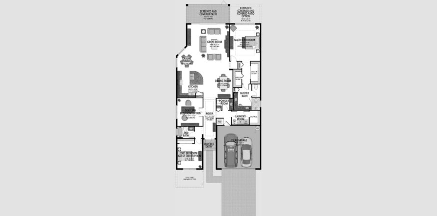 Touwnhouse à VALENCIA WALK AT RIVERLAND à Port St. Lucie, Floride 2 chambres, 262 m2 № 66091