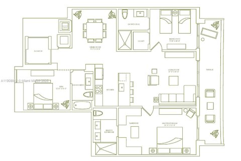 Купить кондоминиум в Майами, Флорида 2 спальни, 119.19м2, № 1965319 - фото 6