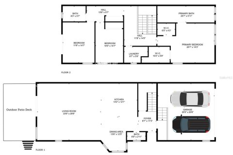 Adosado en venta en Tampa, Florida, 3 dormitorios, 218.69 m2 № 1837426 - foto 3