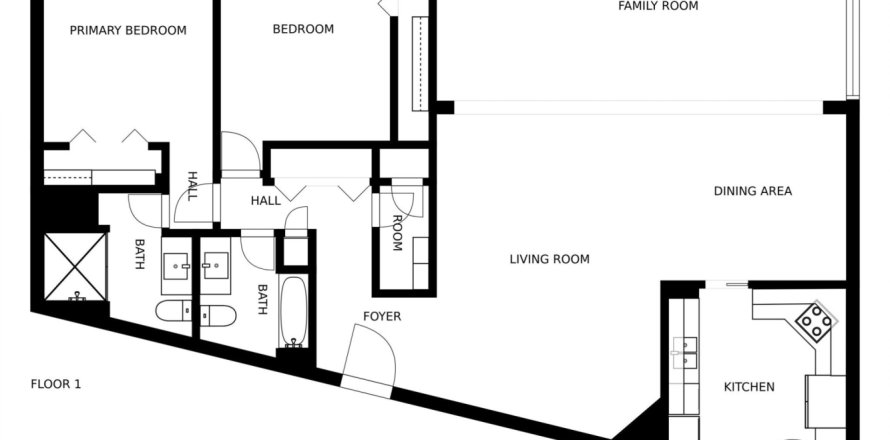 Condo à Palm Beach, Floride, 2 chambres № 832976