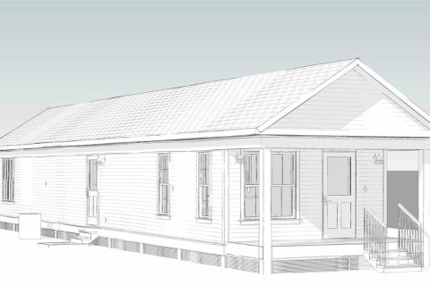 House in De Funiak Springs, Florida 2 bedrooms, 91.42 sq.m. № 560849 - photo 1