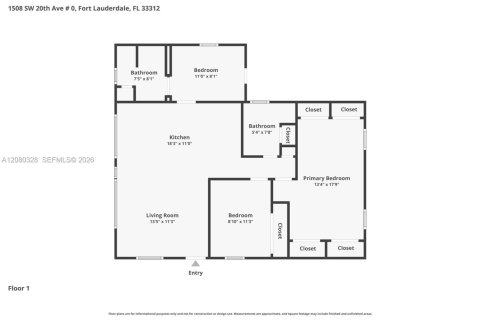 Casa en venta en Fort Lauderdale, Florida, 3 dormitorios, 97.27 m2 № 2338294 - foto 20