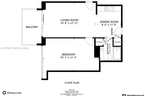 Купить кондоминиум в Майами-Бич, Флорида 1 спальня, 64.47м2, № 2048818 - фото 7