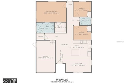 Villa ou maison à vendre à Tampa, Floride: 3 chambres, 128.21 m2 № 2221360 - photo 6