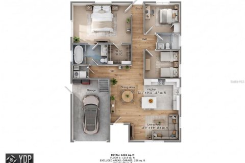 Villa ou maison à vendre à Tampa, Floride: 3 chambres, 128.21 m2 № 2221360 - photo 7