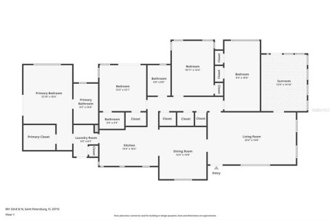 Casa en venta en Saint Petersburg, Florida, 4 dormitorios, 198.72 m2 № 1914439 - foto 28