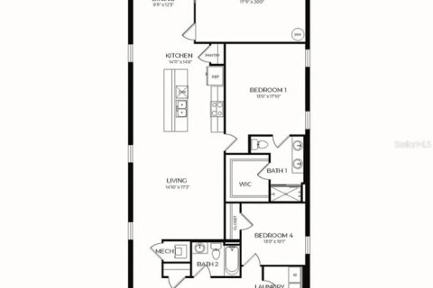 Villa ou maison à louer à Apopka, Floride: 4 chambres, 159.79 m2 № 2333944 - photo 18