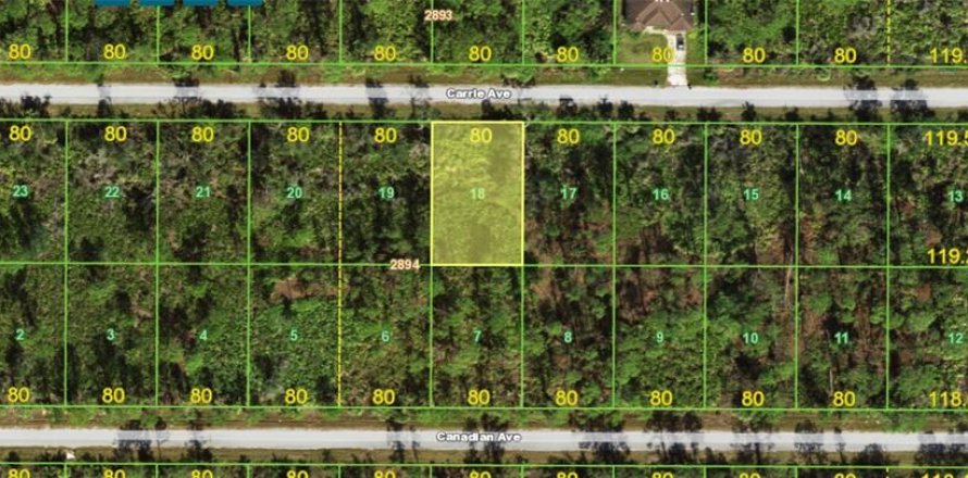 Land in Port Charlotte, Florida № 2160839
