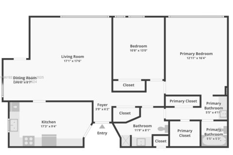 Condominio en alquiler en Miami, Florida, 2 dormitorios, 105.91 m2 № 1893520 - foto 12
